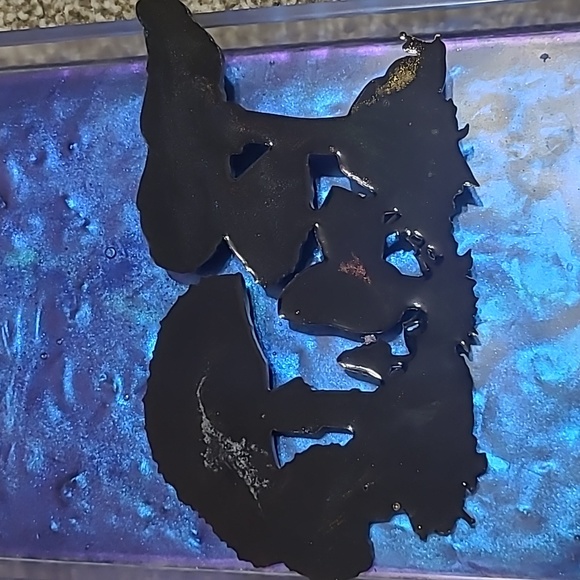 Epoxy Resin Art Piece Mushrooms - Picture 2 of 5